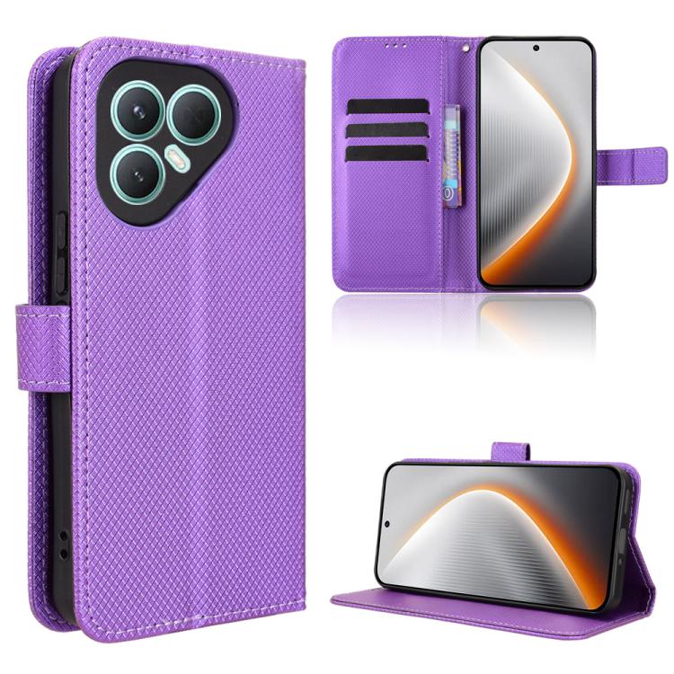 Diamond Texture Leather Phone Case, For Tecno Spark 40 Pro+ 4G, For Tecno Spark 40 Pro 4G, For Tecno Spark 40 4G, For Tecno Pova 7 Ultra 5G