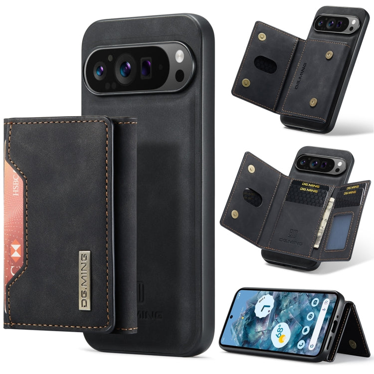 DG.MING M2 Series 3-Fold Multi Card Bag + Magnetic Phone Case, For Google Pixel 10a, For Google Pixel 9a, For Google Pixel 9 Pro XL, For Google Pixel 9 / 9 Pro