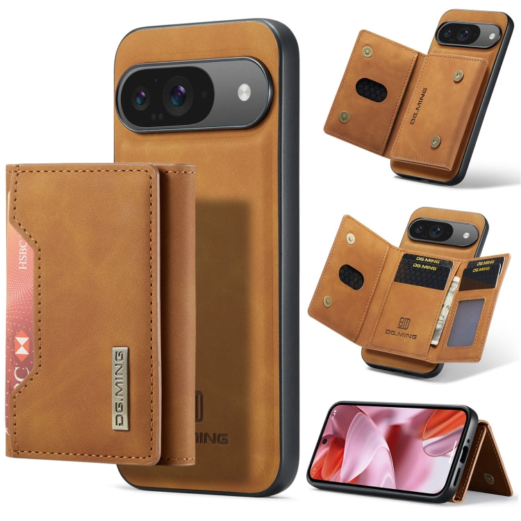 DG.MING M2 Series 3-Fold Multi Card Bag + Magnetic Phone Case, For Google Pixel 10a, For Google Pixel 9a, For Google Pixel 9 Pro XL, For Google Pixel 9 / 9 Pro