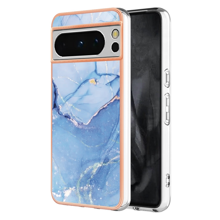 Electroplating Marble Dual-side IMD Phone Case, For Google Pixel 9 Pro XL, For Google Pixel 9 / 9 Pro, For Google Pixel 8a, For Google Pixel 8 Pro
