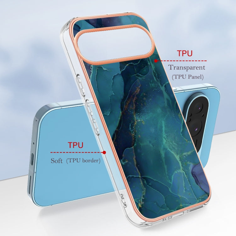 Electroplating Marble Dual-side IMD Phone Case, For Google Pixel 9 Pro XL, For Google Pixel 9 / 9 Pro, For Google Pixel 8a, For Google Pixel 8 Pro