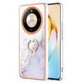 Electroplating Marble IMD TPU Phone Case with Ring Holder, For Honor X9b, For Honor X6a, For Honor 90 Lite 5G, For Honor 90 5G