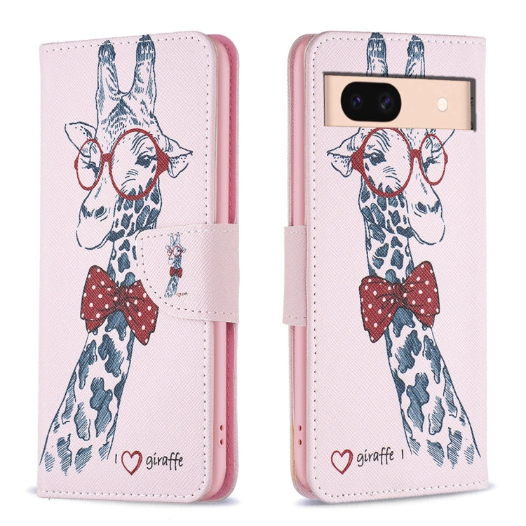 Colored Drawing Pattern Leather Phone Case, For Google Pixel 8, For Google Pixel 8 Pro, For Google Pixel 8A