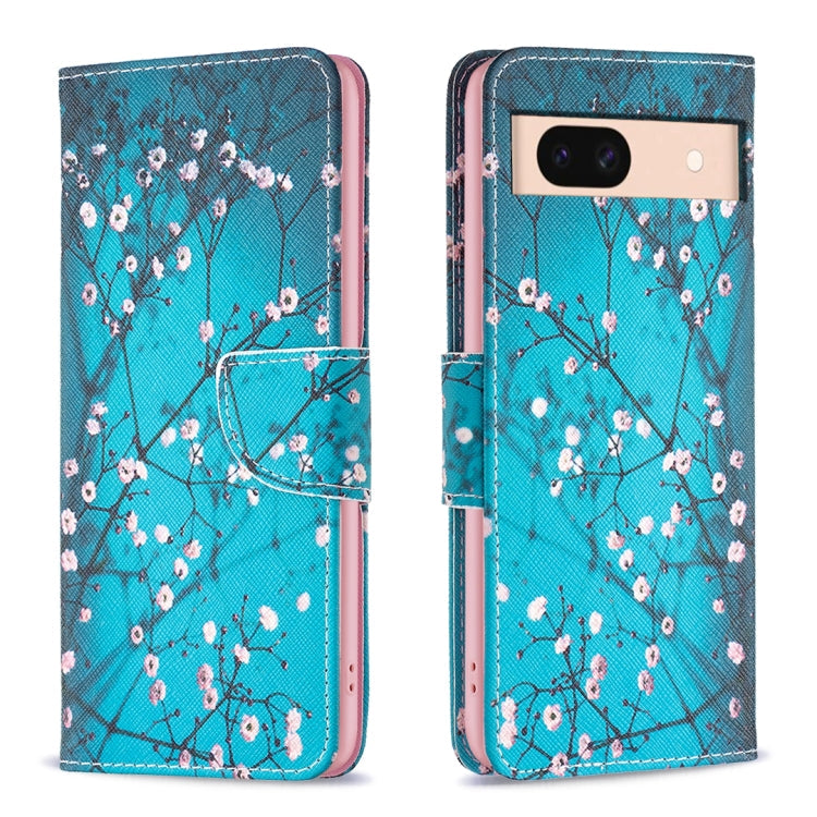 Colored Drawing Pattern Leather Phone Case, For Google Pixel 8, For Google Pixel 8 Pro, For Google Pixel 8A