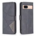 Magnetic Buckle Rhombus Texture Leather Phone Case, For Google Pixel 8a, For Google Pixel 8 Pro, For Google Pixel 8