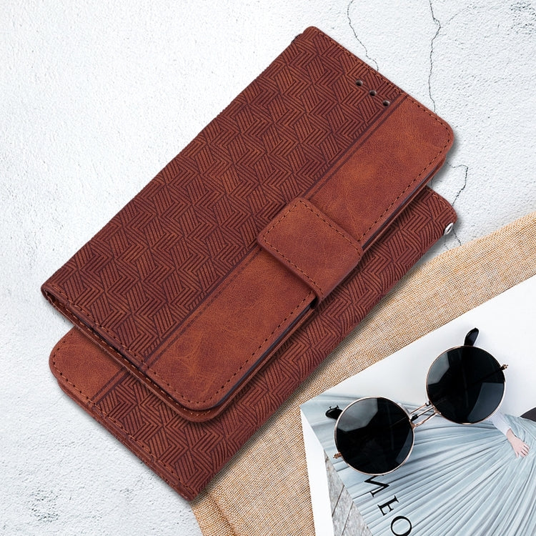 Geometric Embossed Leather Phone Case, For Infinix Note 40 4G, For Infinix Hot 40 / 40 Pro, For Infinix Smart 7 India / 7 Plus, For Infinix Smart 7 HD