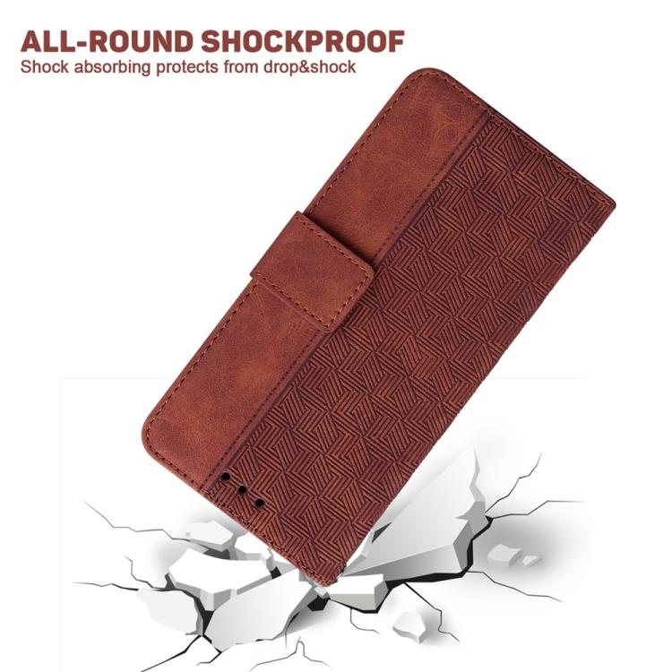 Geometric Embossed Leather Phone Case, For Infinix Note 50 Pro+, For Infinix Note 50 4G / Note 50 Pro 4G, For Infinix Hot 50 Pro 4G, For Infinix Hot 50i / Smart 9