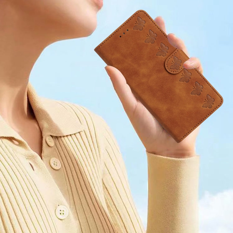 Seven Butterflies Embossed Leather Phone Case, For Motorola Moto E32, For Motorola Moto G52, For Motorola Moto G22, For Motorola Moto E20
