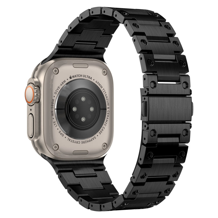 Double Rows Metal Watch Band, For Apple Watch 6 40mm, For Apple Watch 6 44mm, For Apple Watch 5 44mm, For Apple Watch 5 40mm, For Apple Watch 4 44mm, For Apple Watch 4 40mm, For Apple Watch 3 38mm, For Apple Watch 3 42mm