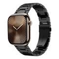 Double Rows Metal Watch Band, For Apple Watch Series 10 46mm, For Apple Watch Series 10 42mm, For Apple Watch SE 2023 44mm, For Apple Watch SE 2023 40mm, For Apple Watch Ultra 2 49mm, For Apple Watch 9 45mm, For Apple Watch 9 41mm...