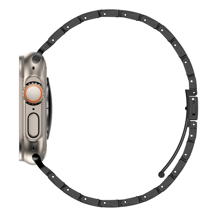 Double Rows Metal Watch Band, For Apple Watch Series 10 46mm, For Apple Watch Series 10 42mm, For Apple Watch SE 2023 44mm, For Apple Watch SE 2023 40mm, For Apple Watch Ultra 2 49mm, For Apple Watch 9 45mm, For Apple Watch 9 41mm...
