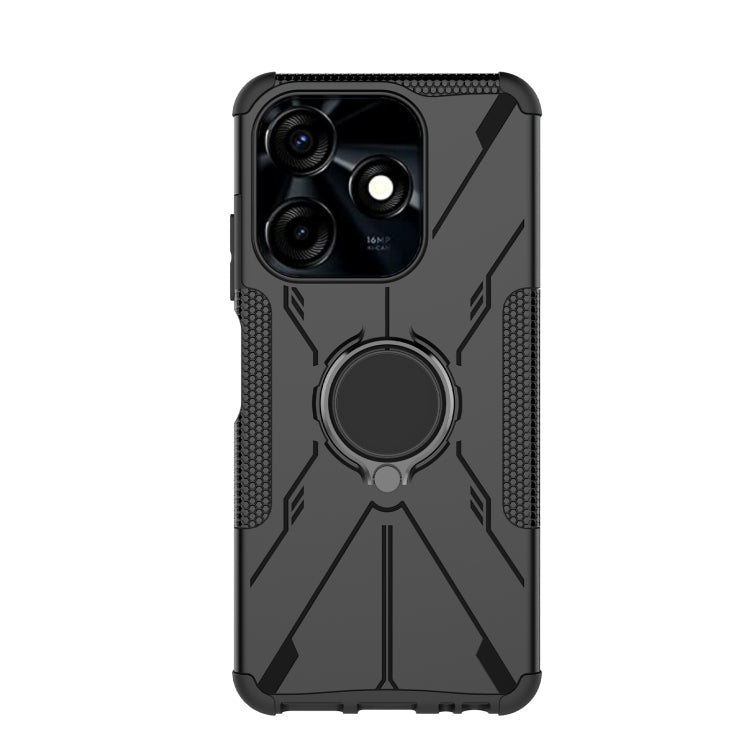 Armor Bear Shockproof PC + TPU Phone Case with Ring, For Tecno Spark 10C
