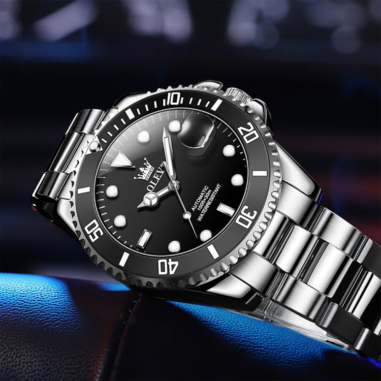 OLEVS 6650 Men Luminous Waterproof Mechanical Watch