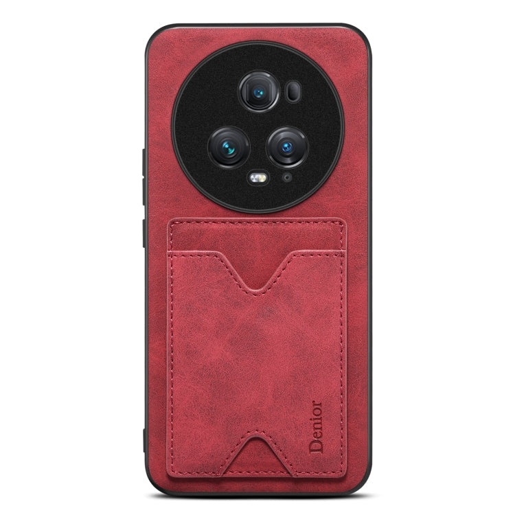 Denior PU Back Cover Card Slot Holder Phone Case, For Honor Magic5 5G, For Honor 90 Pro, For Honor 90, For Honor Magic5 Pro 5G