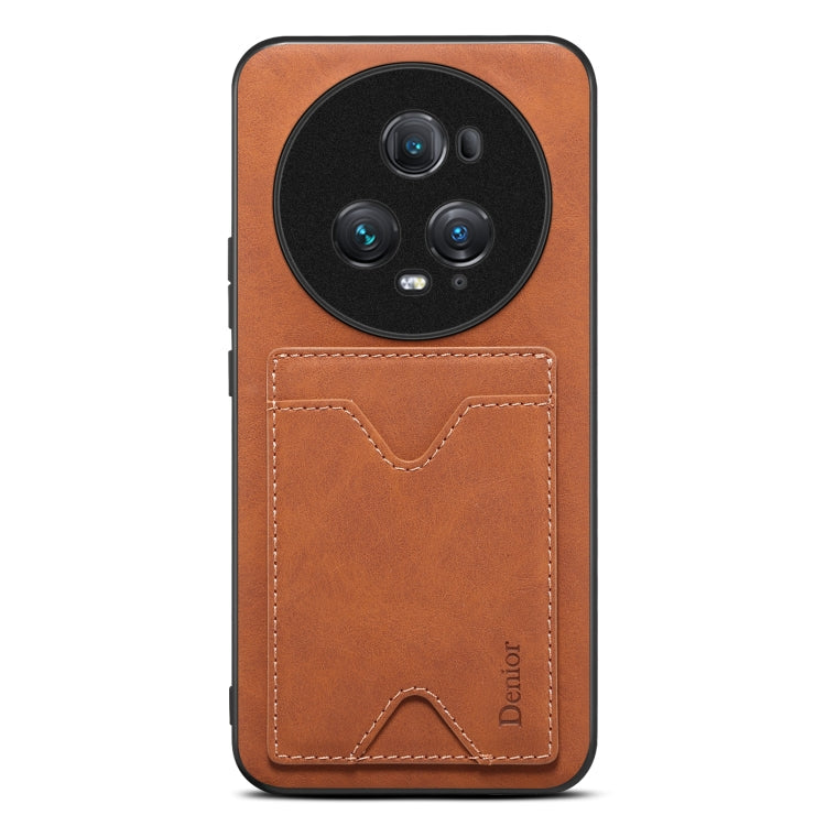 Denior PU Back Cover Card Slot Holder Phone Case, For Honor Magic5 5G, For Honor 90 Pro, For Honor 90, For Honor Magic5 Pro 5G