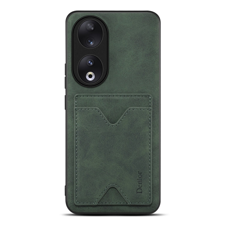 Denior PU Back Cover Card Slot Holder Phone Case, For Honor Magic5 5G, For Honor 90 Pro, For Honor 90, For Honor Magic5 Pro 5G