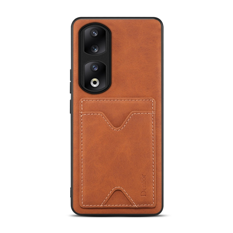 Denior PU Back Cover Card Slot Holder Phone Case, For Honor 90 Pro, For Honor Magic5 5G, For Honor Magic5 Pro 5G, For Honor 90