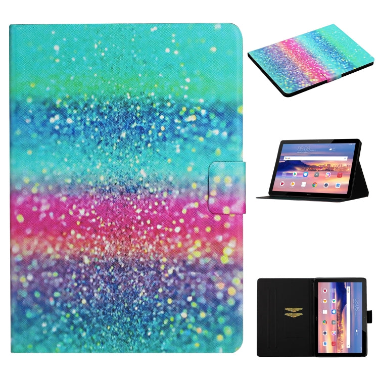 Colored Drawing Pattern Horizontal Flip Leather Case with Holder & Card Slots, For Huawei MediaPad T5, For Lenovo Tab M10 X605F X505, For Samsung Galaxy Tab A 8.0 (2019) T290, For Samsung Galaxy Tab S6 Lite P610