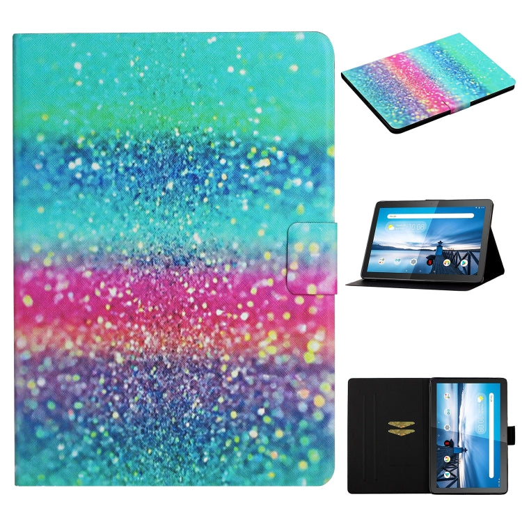 Colored Drawing Pattern Horizontal Flip Leather Case with Holder & Card Slots, For Huawei MediaPad T5, For Lenovo Tab M10 X605F X505, For Samsung Galaxy Tab A 8.0 (2019) T290, For Samsung Galaxy Tab S6 Lite P610