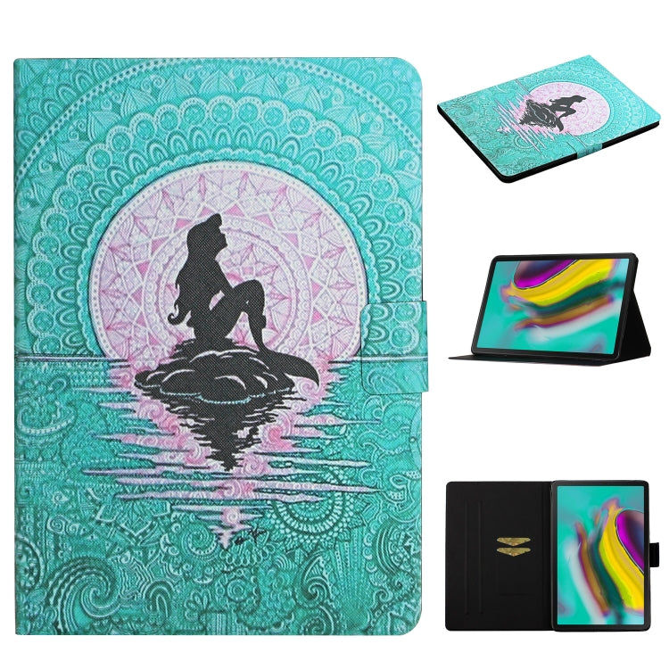 Colored Drawing Pattern Horizontal Flip Leather Case with Holder & Card Slots, For Huawei MediaPad T5, For Lenovo Tab M10 X605F X505, For Samsung Galaxy Tab A 8.0 (2019) T290, For Samsung Galaxy Tab S6 Lite P610
