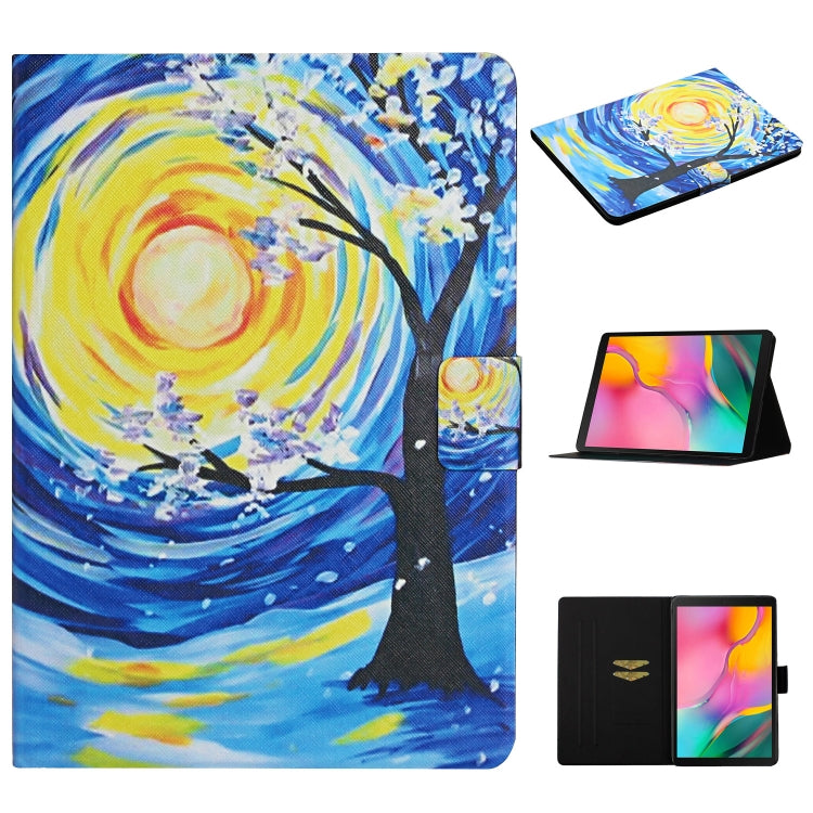 Colored Drawing Pattern Horizontal Flip Leather Case with Holder & Card Slots, For Samsung Galaxy Tab A 10.1 (2019) T510, For 7 inch Universal Tablet PC, For 8 inch Universal Tablet PC, For 10 inch Universal Tablet PC