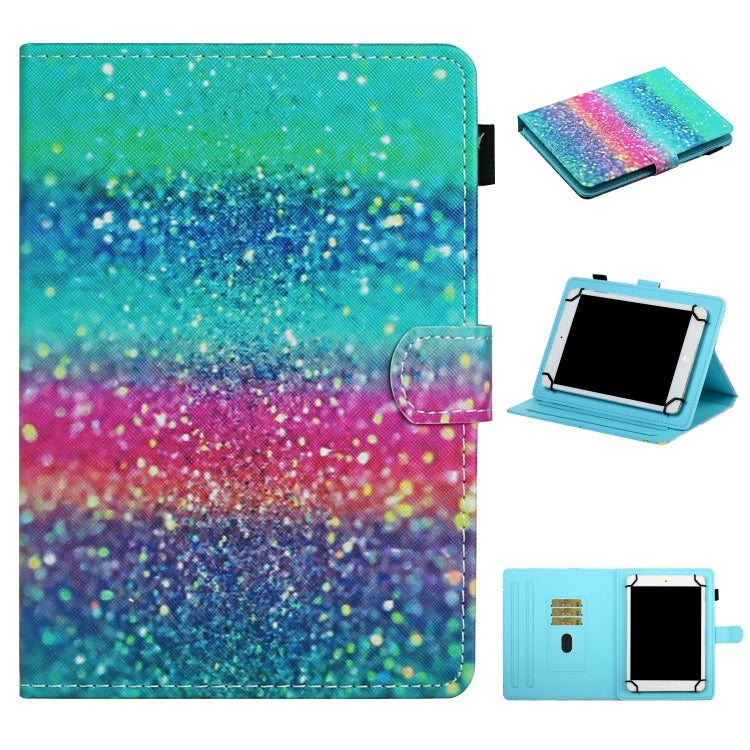 Colored Drawing Pattern Horizontal Flip Leather Case with Holder & Card Slots, For Samsung Galaxy Tab A 10.1 (2019) T510, For 7 inch Universal Tablet PC, For 8 inch Universal Tablet PC, For 10 inch Universal Tablet PC