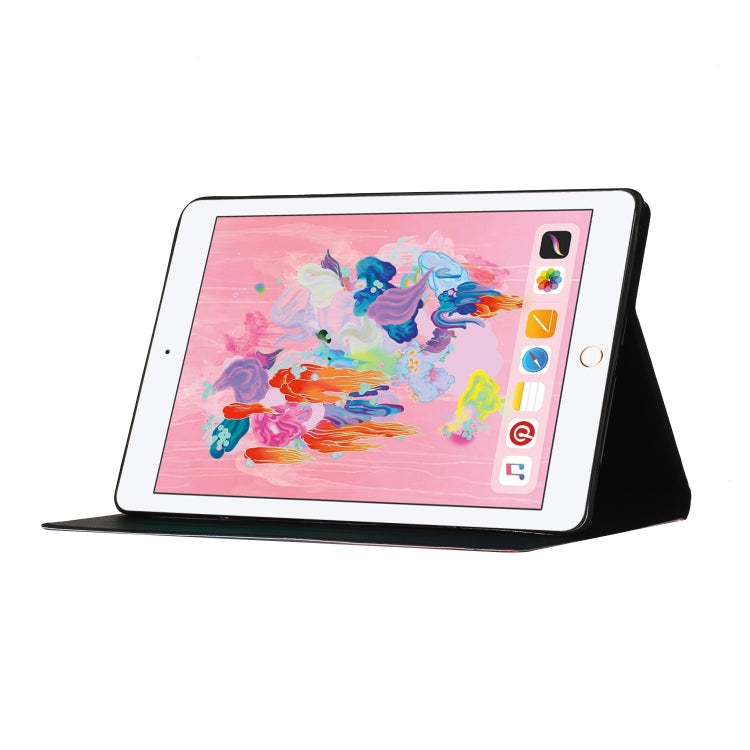 Colored Drawing Pattern Horizontal Flip Leather Case with Holder & Card Slots & Sleep / Wake-up Function, For iPad Pro 10.5, For iPad 11 Pro (2020), For iPad Mini 4 / 3 / 2 / 1, For iPad Mini (2019)