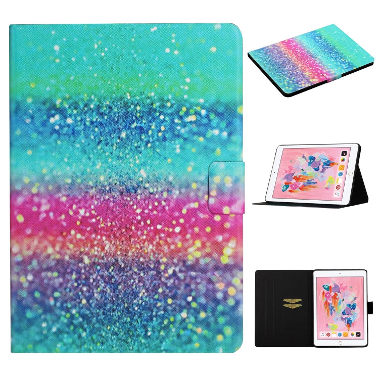 Colored Drawing Pattern Horizontal Flip Leather Case with Holder & Card Slots & Sleep / Wake-up Function, For iPad Pro 10.5, For iPad 11 Pro (2020), For iPad Mini 4 / 3 / 2 / 1, For iPad Mini (2019)