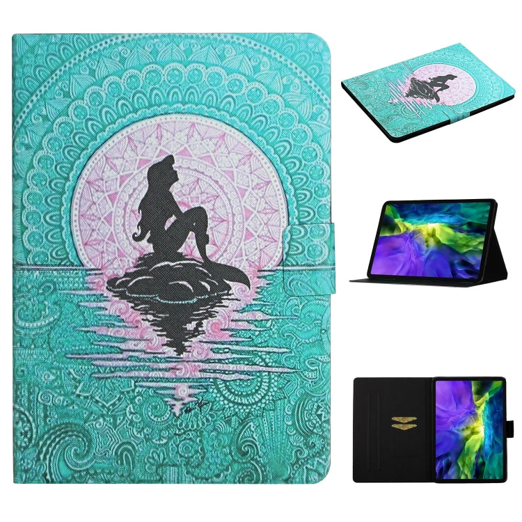 Colored Drawing Pattern Horizontal Flip Leather Case with Holder & Card Slots & Sleep / Wake-up Function, For iPad Pro 10.5, For iPad 11 Pro (2020), For iPad Mini 4 / 3 / 2 / 1, For iPad Mini (2019)