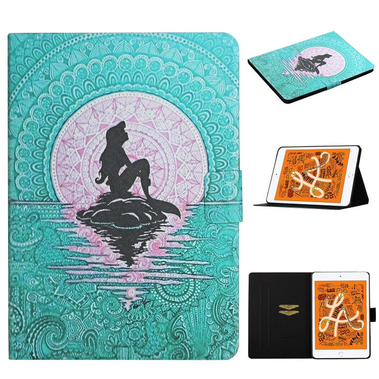 Colored Drawing Pattern Horizontal Flip Leather Case with Holder & Card Slots & Sleep / Wake-up Function, For iPad Pro 10.5, For iPad 11 Pro (2020), For iPad Mini 4 / 3 / 2 / 1, For iPad Mini (2019)