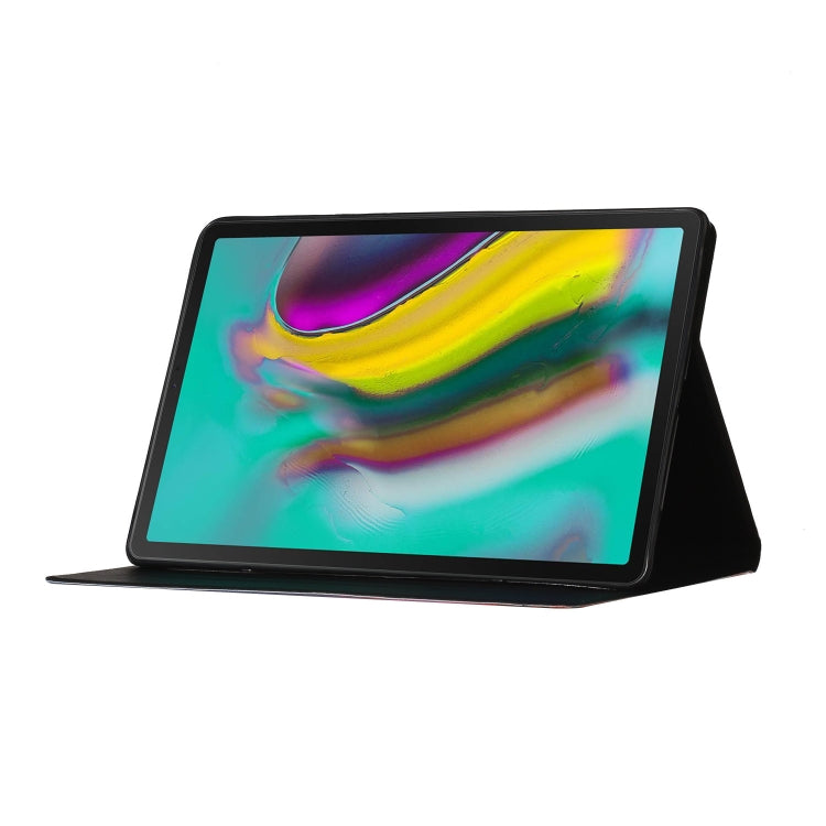 Colored Drawing Pattern Horizontal Flip Leather Case with Holder & Card Slots & Sleep / Wake-up Function, For Samsung Galaxy Tab S5e T720/T725, For Samsung Galaxy Tab S6 T860/T865, For Amazon Kindle Fire HD8 (2020), For Amazon Kindle Fire HD10 (2017)