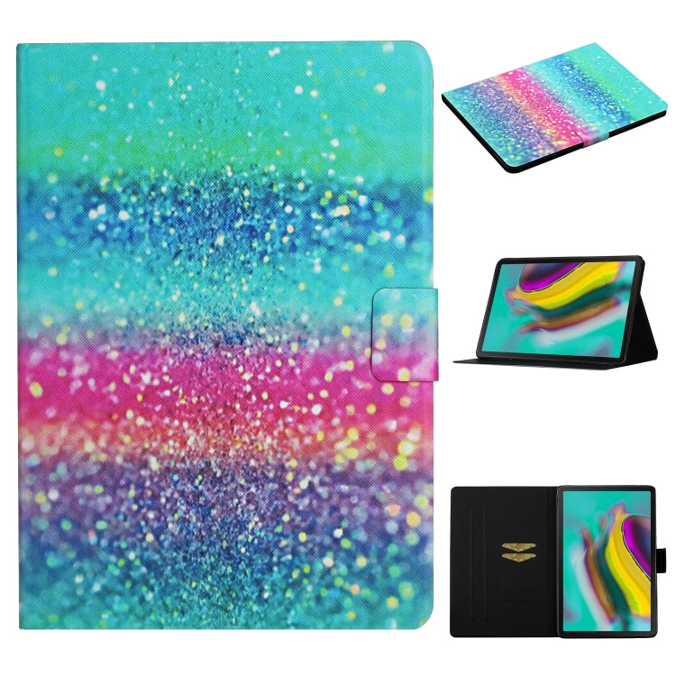 Colored Drawing Pattern Horizontal Flip Leather Case with Holder & Card Slots & Sleep / Wake-up Function, For Samsung Galaxy Tab S5e T720/T725, For Samsung Galaxy Tab S6 T860/T865, For Amazon Kindle Fire HD8 (2020), For Amazon Kindle Fire HD10 (2017)