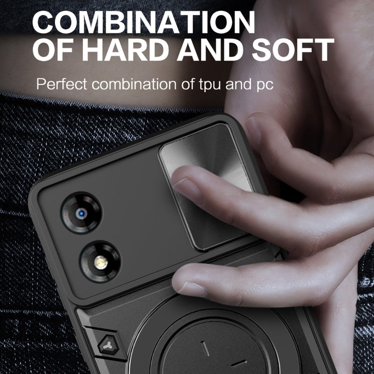 CD Texture Sliding Camshield Magnetic Holder Phone Case, For Motorola Moto E13, For Motorola Moto E22 / E22i, For Motorola Edge 30 Fusion, For Motorola Edge 30 Neo