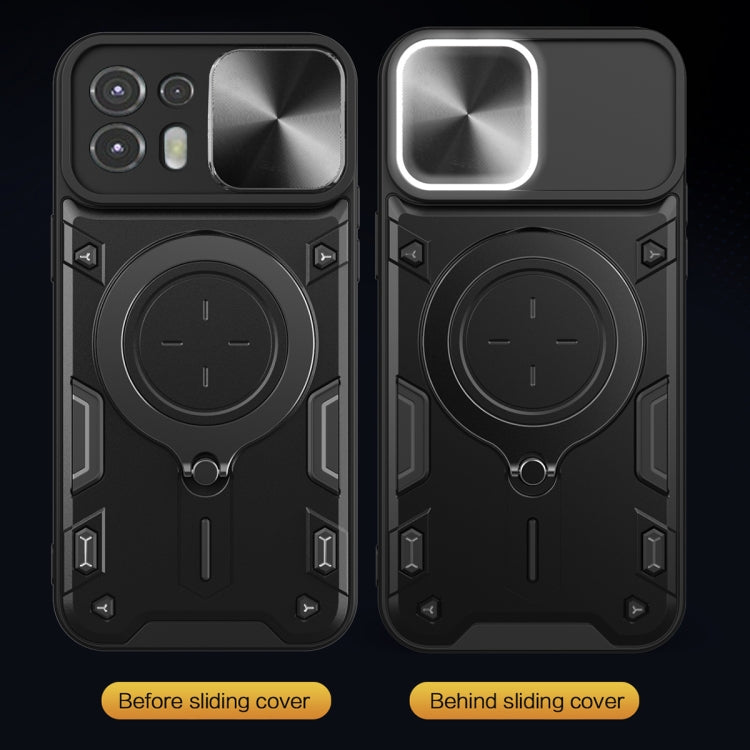 CD Texture Sliding Camshield Magnetic Holder Phone Case, For Motorola Edge 20 Lite, For Motorola Edge 20 Pro, For Motorola Moto G30 / G20 / G10