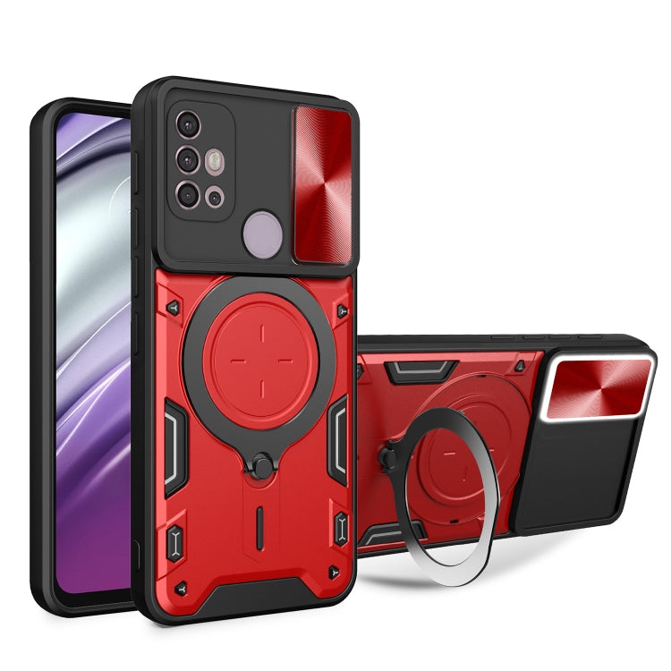 CD Texture Sliding Camshield Magnetic Holder Phone Case, For Motorola Edge 20 Lite, For Motorola Edge 20 Pro, For Motorola Moto G30 / G20 / G10