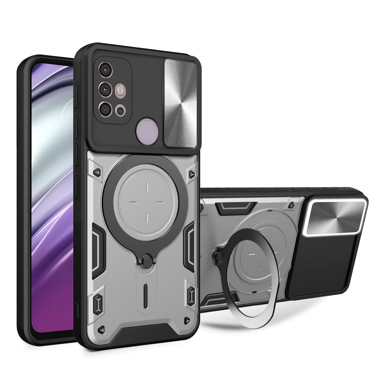 CD Texture Sliding Camshield Magnetic Holder Phone Case, For Motorola Edge 20 Lite, For Motorola Edge 20 Pro, For Motorola Moto G30 / G20 / G10
