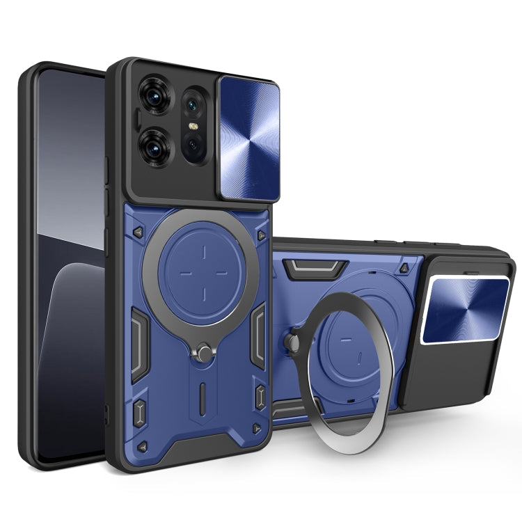 CD Texture Sliding Camshield Magnetic Holder Phone Case, For Motorola Edge 50 Neo, For Motorola Moto G85, For Motorola Edge 50 Pro Global, For Motorola Moto G24 Power