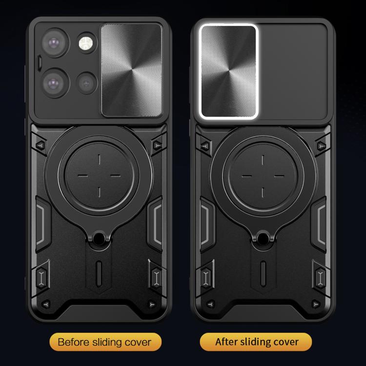 CD Texture Sliding Camshield Magnetic Holder Phone Case, For Motorola Moto G 2025, For Motorola Moto G75 5G, For Motorola Moto G35, For Motorola Moto G55