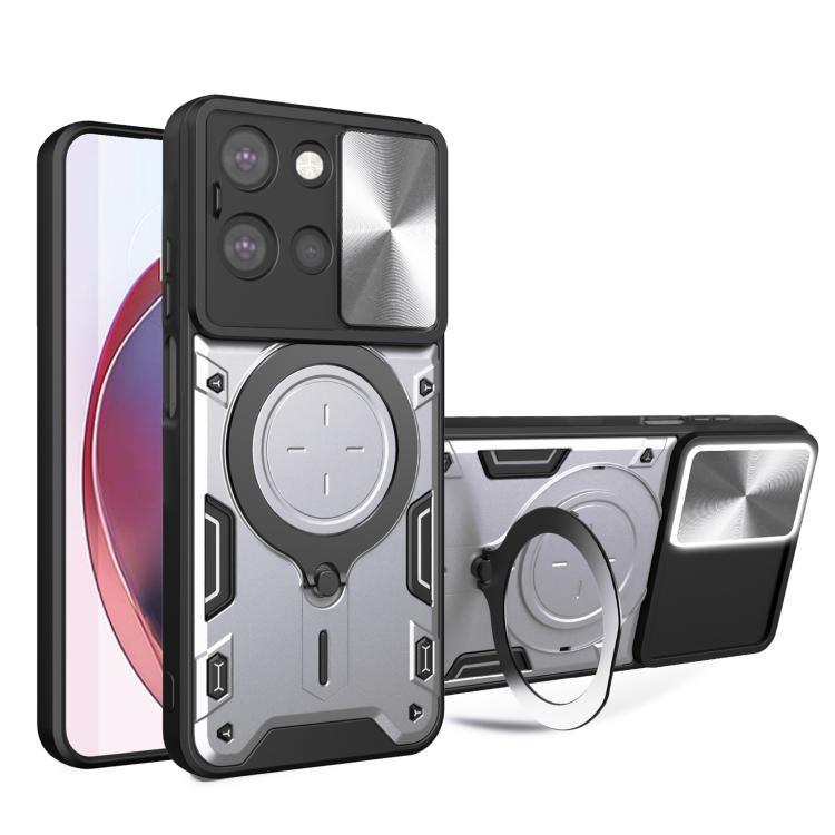 CD Texture Sliding Camshield Magnetic Holder Phone Case, For Motorola Moto G 2025, For Motorola Moto G75 5G, For Motorola Moto G35, For Motorola Moto G55