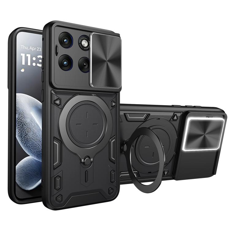 CD Texture Sliding Camshield Magnetic Holder Phone Case, For Motorola Edge 70 Pro 5G, For Motorola Moto G15 / G17 4G, For Motorola Moto G67 5G, For Motorola Edge 70 Fusion 5G