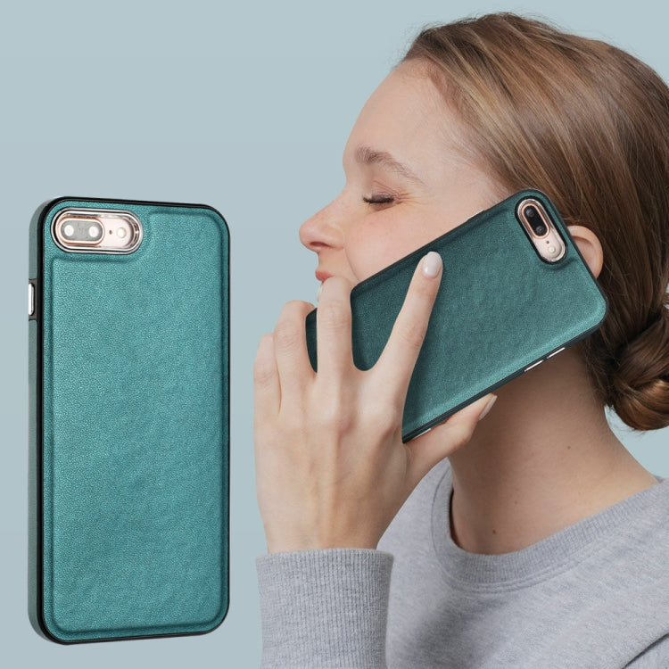 Leather Texture Full Coverage Phone Case, For iPhone 6s Plus / 7 Plus / 8 Plus