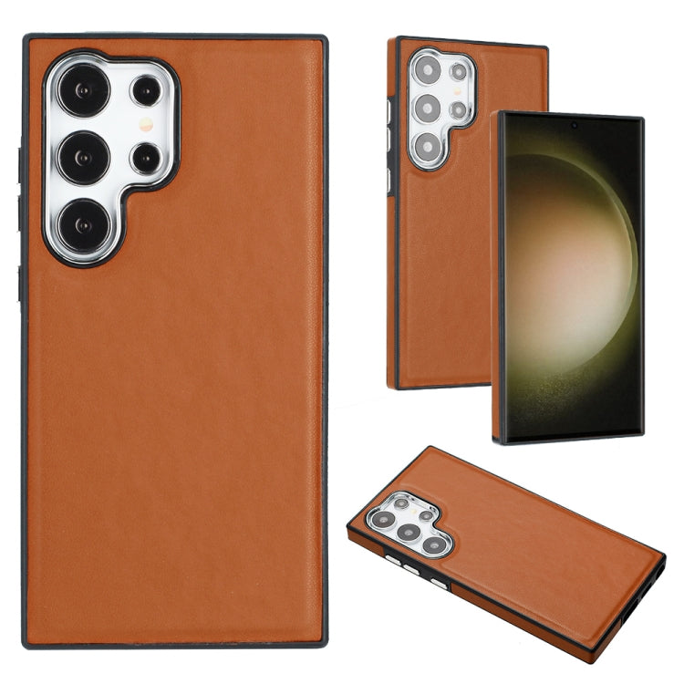 Leather Texture Full Coverage Phone Case, For Samsung Galaxy S24 Ultra 5G, For Samsung Galaxy S24+ 5G, For Samsung Galaxy S24 5G, For Samsung Galaxy A15