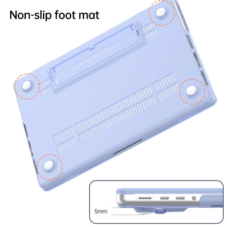 For Macbook Pro 13 A2289/A2251/A2338 Frosted Translucent Laptop Protective Case(Black)