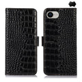 Crocodile Top Layer Cowhide Leather Phone Case, For iPhone 16e / 17e, For iPhone 17 Pro Max, For iPhone 17 Pro, For iPhone 17, For iPhone Air, For iPhone 16 Pro Max