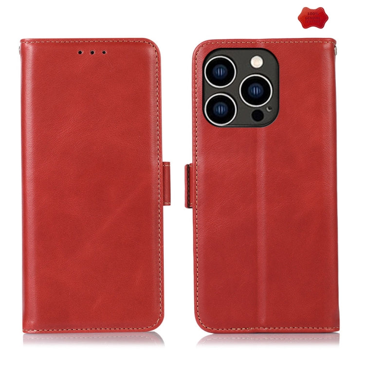 Crazy Horse Top Layer Cowhide Leather Phone Case, For iPhone 17 Pro Max, For iPhone 17 Pro, For iPhone 17, For iPhone Air, For iPhone 16 Pro Max, For iPhone 16 Pro