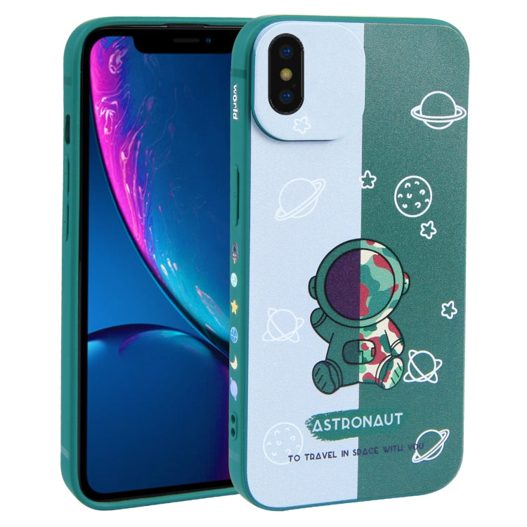 Color Contrast Astronaut Pattern TPU Phone Case, For iPhone 12 mini, For iPhone 11 Pro Max, For iPhone 11, For iPhone 11 Pro, For iPhone XS / X, For iPhone XR, For iPhone XS Max, For iPhone 8 Plus / 7 Plus