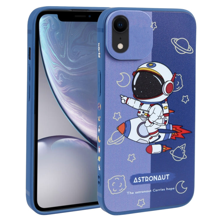 Color Contrast Astronaut Pattern TPU Phone Case, For iPhone 12 mini, For iPhone 11 Pro Max, For iPhone 11, For iPhone 11 Pro, For iPhone XS / X, For iPhone XR, For iPhone XS Max, For iPhone 8 Plus / 7 Plus