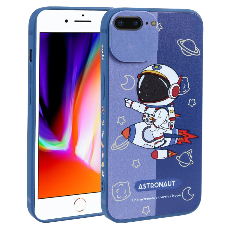 Color Contrast Astronaut Pattern TPU Phone Case, For iPhone 12 mini, For iPhone 11 Pro Max, For iPhone 11, For iPhone 11 Pro, For iPhone XS / X, For iPhone XR, For iPhone XS Max, For iPhone 8 Plus / 7 Plus