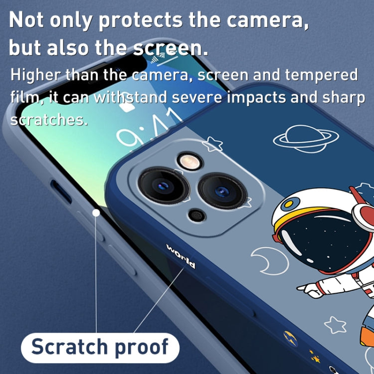 Color Contrast Astronaut Pattern TPU Phone Case, For iPhone 14 Plus, For iPhone 14, For iPhone 14 Pro, For iPhone 14 Pro Max, For iPhone SE 2022 / SE 2020 / 8 / 7, For iPhone 13 Pro Max, For iPhone 13 Pro, For iPhone 13, For iPhone 13 mini, For iPhone ...