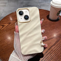Solid Color Wave Texture TPU Phone Case, For iPhone 14 /13, For iPhone 14 Pro, For iPhone 14 Pro Max